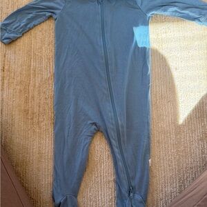 Cozy Blue Kids Footie Pajamas
